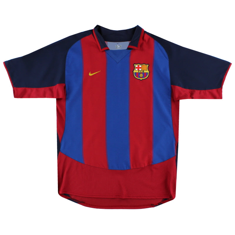 Retro Soccer Jersey Barcelona Home 2003/04