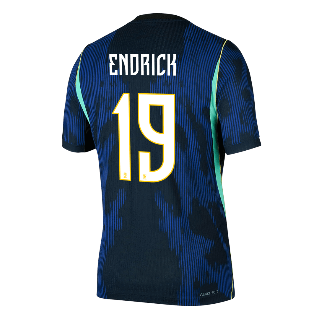 ENDRICK #19 Brazil Away Player Version Jersey World Cup 2026