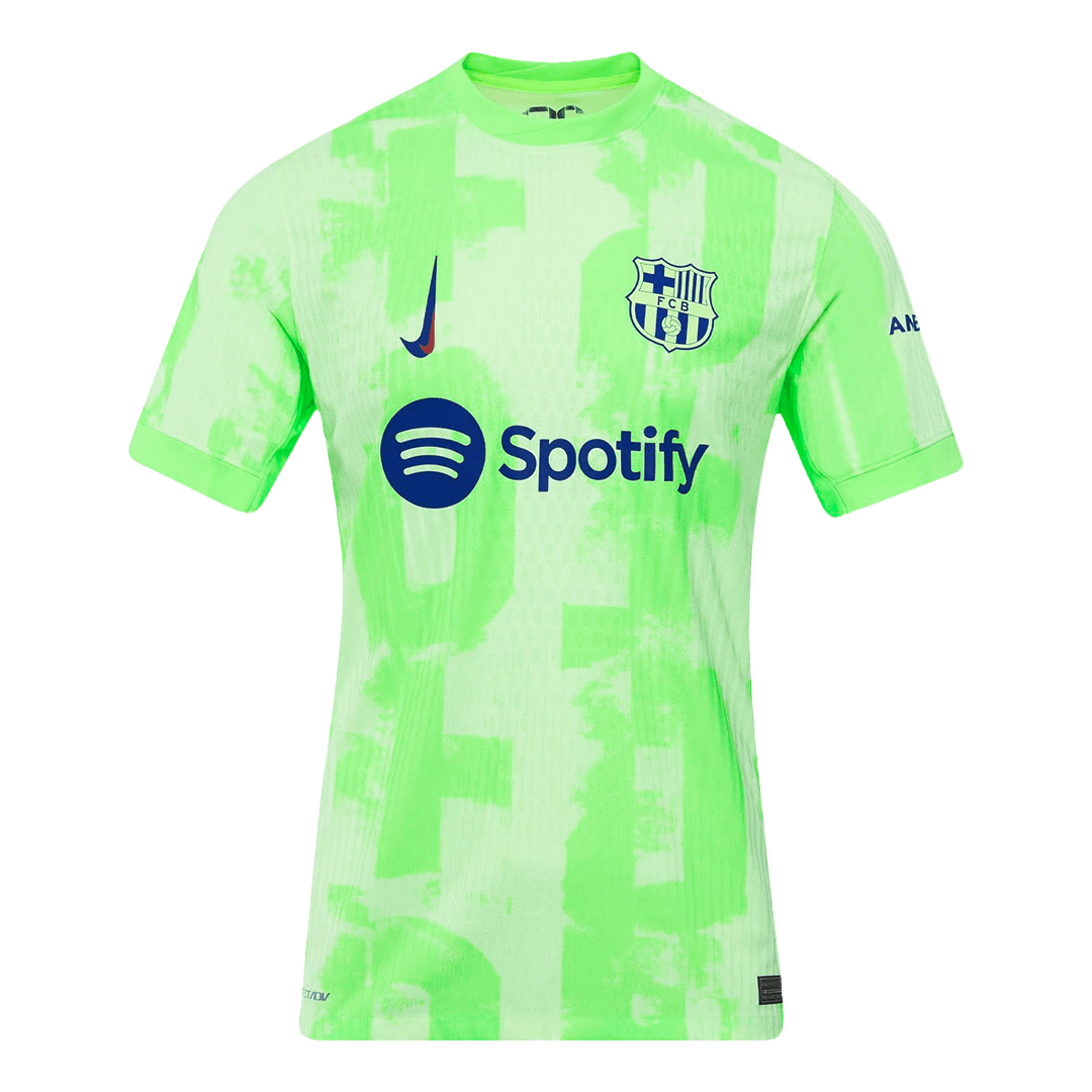 Authentic RAPHINHA #11 Barcelona Soccer Jersey Third Away Shirt 2024/25 - UCL