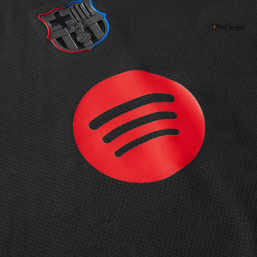 Gift-Kids Barcelona Custom Away Soccer Kits 2024/25 - Spotify Logo Without Text