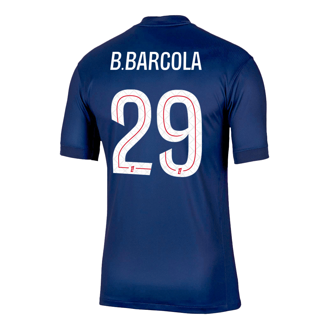 Camiseta de fútbol local del PSG B.BARCOLA #29 2025/26