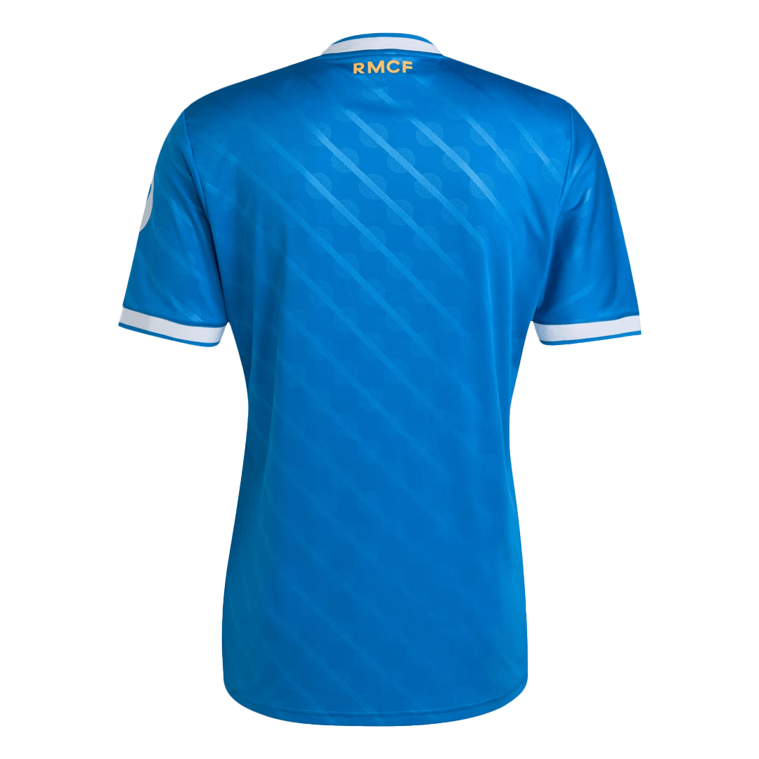 Camiseta de fútbol visitante del Real Madrid 2025/26, azul, tercera equipación