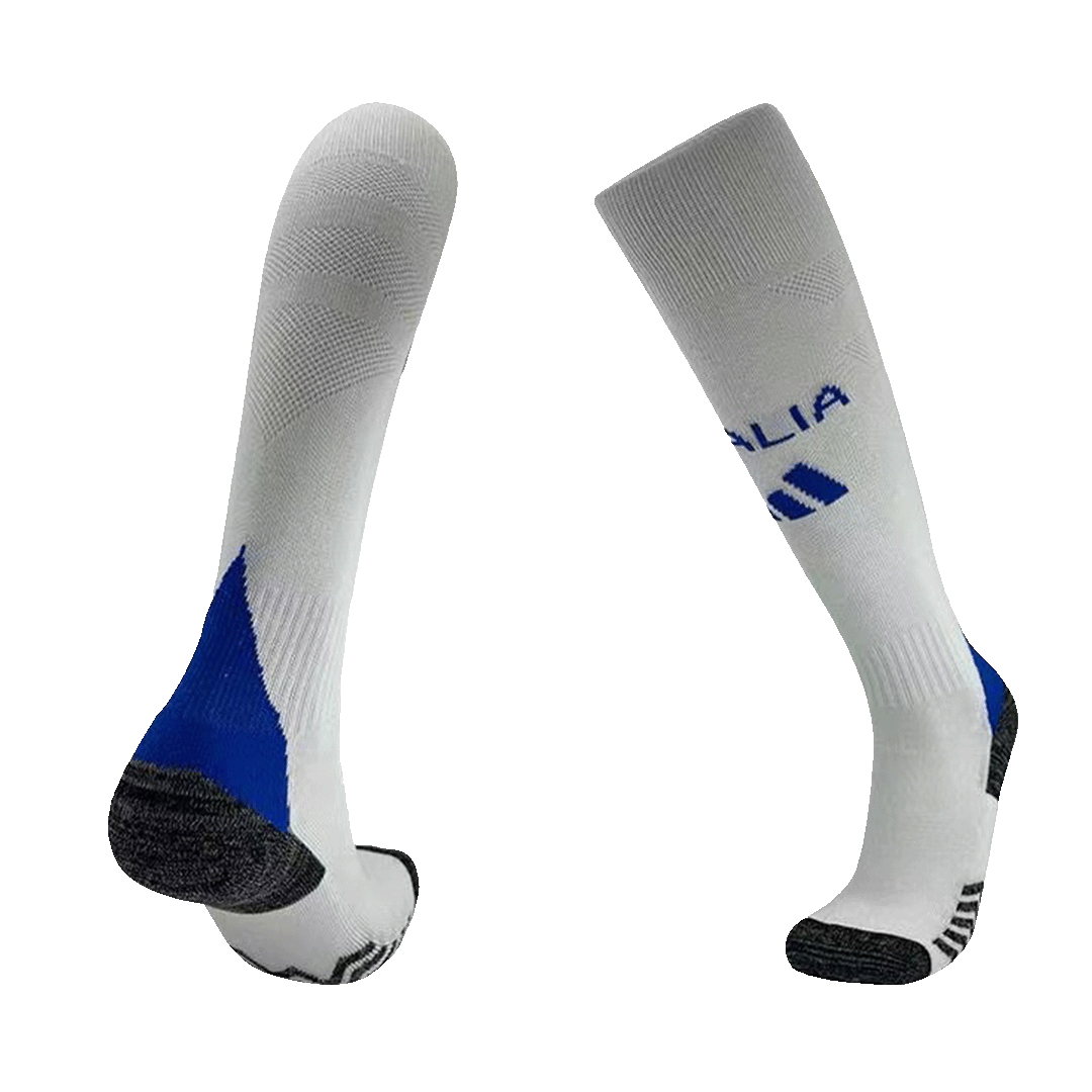 Italy Away Soccer Jersey Kit(Jersey+Shorts+Socks) Euro 2024