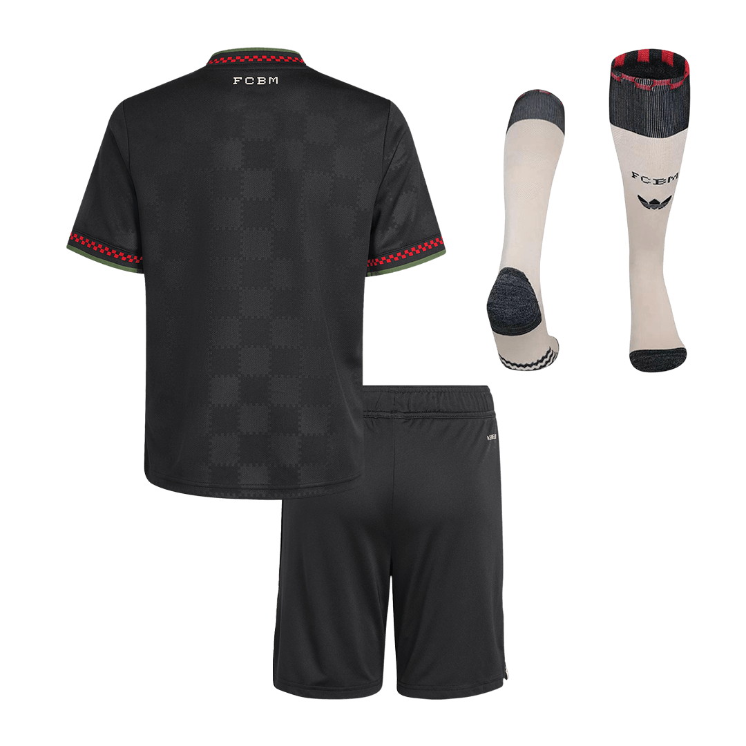 Bayern Munich Third Away Kids Soccer Jerseys Full Kit 2025/26