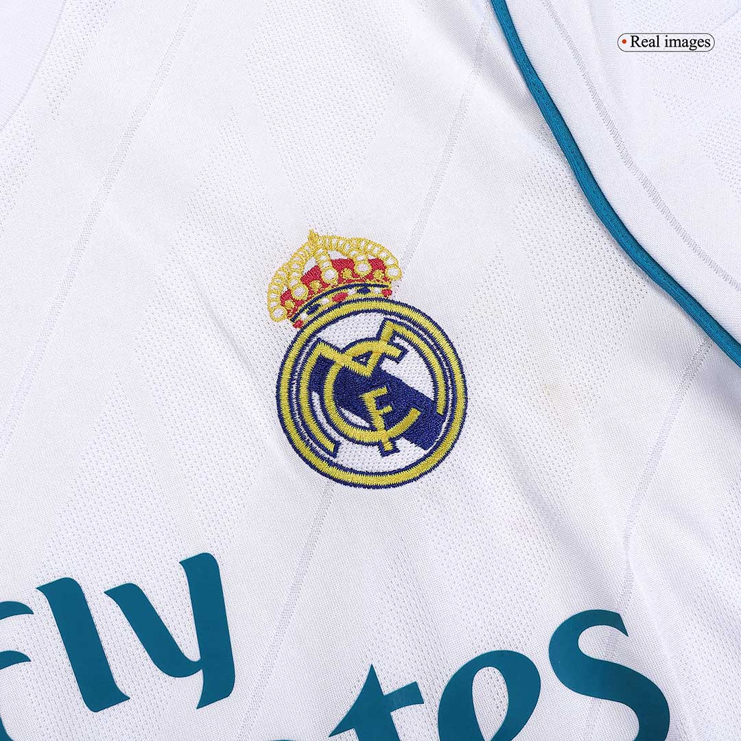 SERGIO RAMOS #4 Retro Real Madrid Jersey Home Soccer Shirt 2017/18