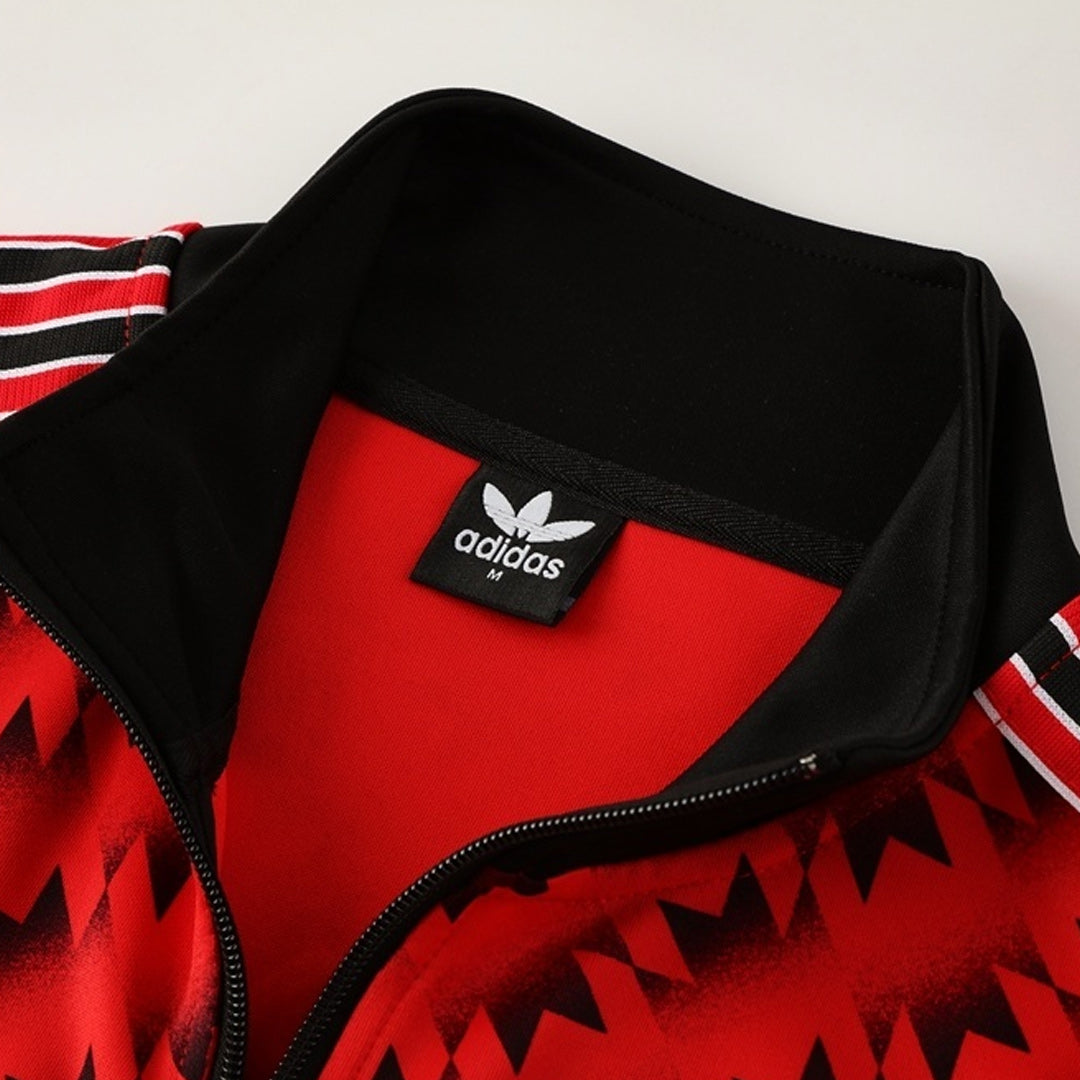 Manchester United Jacket Tracksuit 2025/26 Red&Black