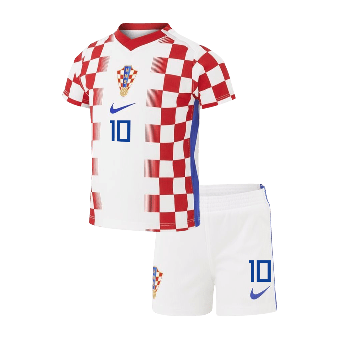 MODRIĆ #10 Croatia Home Kids Soccer Jerseys Kit World Cup 2026