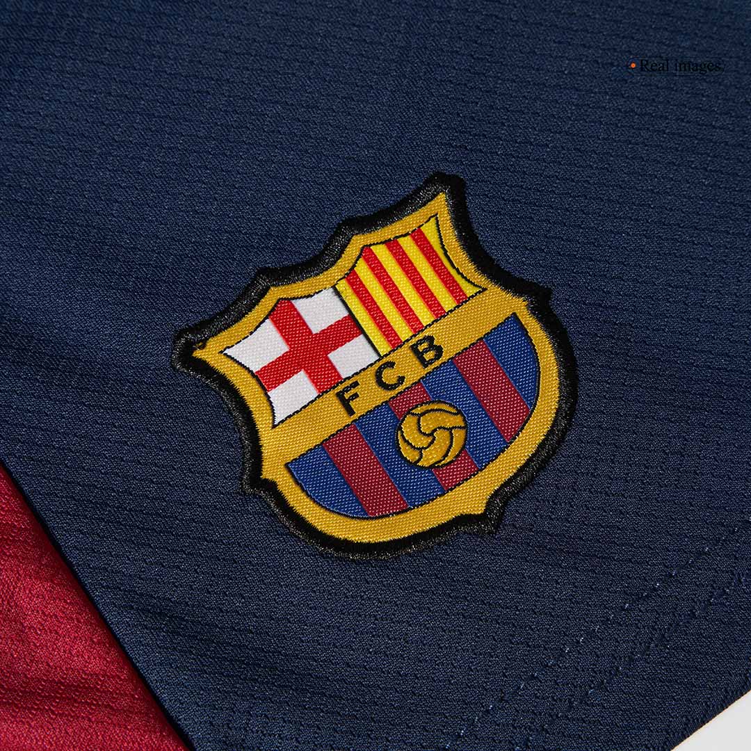 Kid's Barcelona Home Soccer Jersey Kit(Shirt+Shorts) 2024/25 - COLDPLAY
