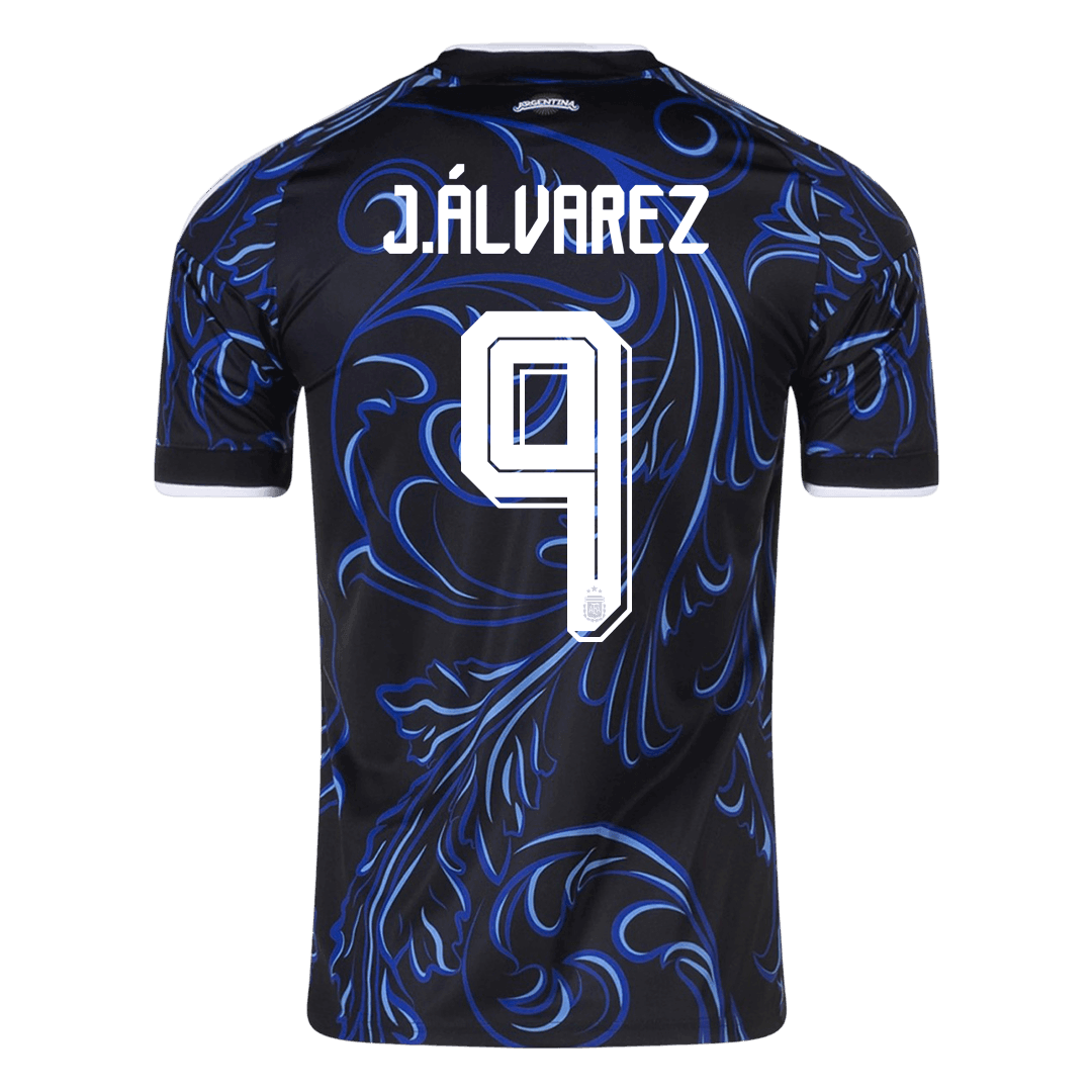 J. ÁLVAREZ #9 Argentina Away Soccer Jersey World Cup 2026