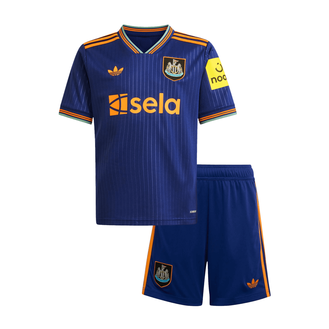 Newcastle United Third Away Kids Soccer Jerseys Kit 2025/26