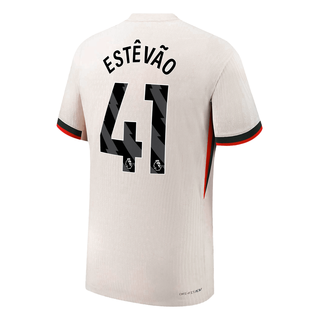 ESTÊVÃO #41 Chelsea Away Authentic Soccer Jersey 2025/26