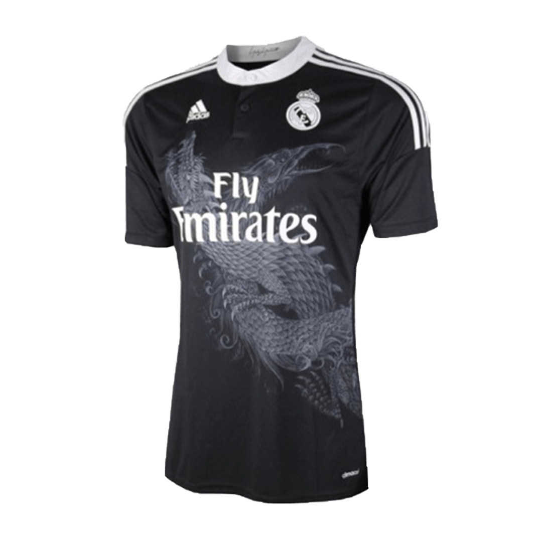 Camiseta retro de SERGIO RAMOS #4 del Real Madrid, tercera equipación de visitante, 2014/15