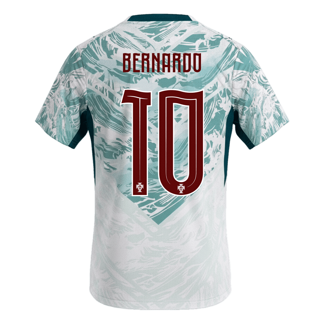 BERNARDO #10 Portugal Away Soccer Jersey World Cup 2026
