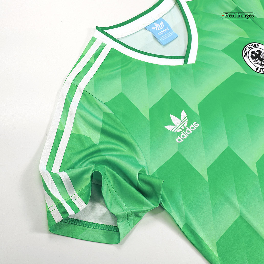 Camiseta retro de fútbol de visitante de Alemania 1988/90