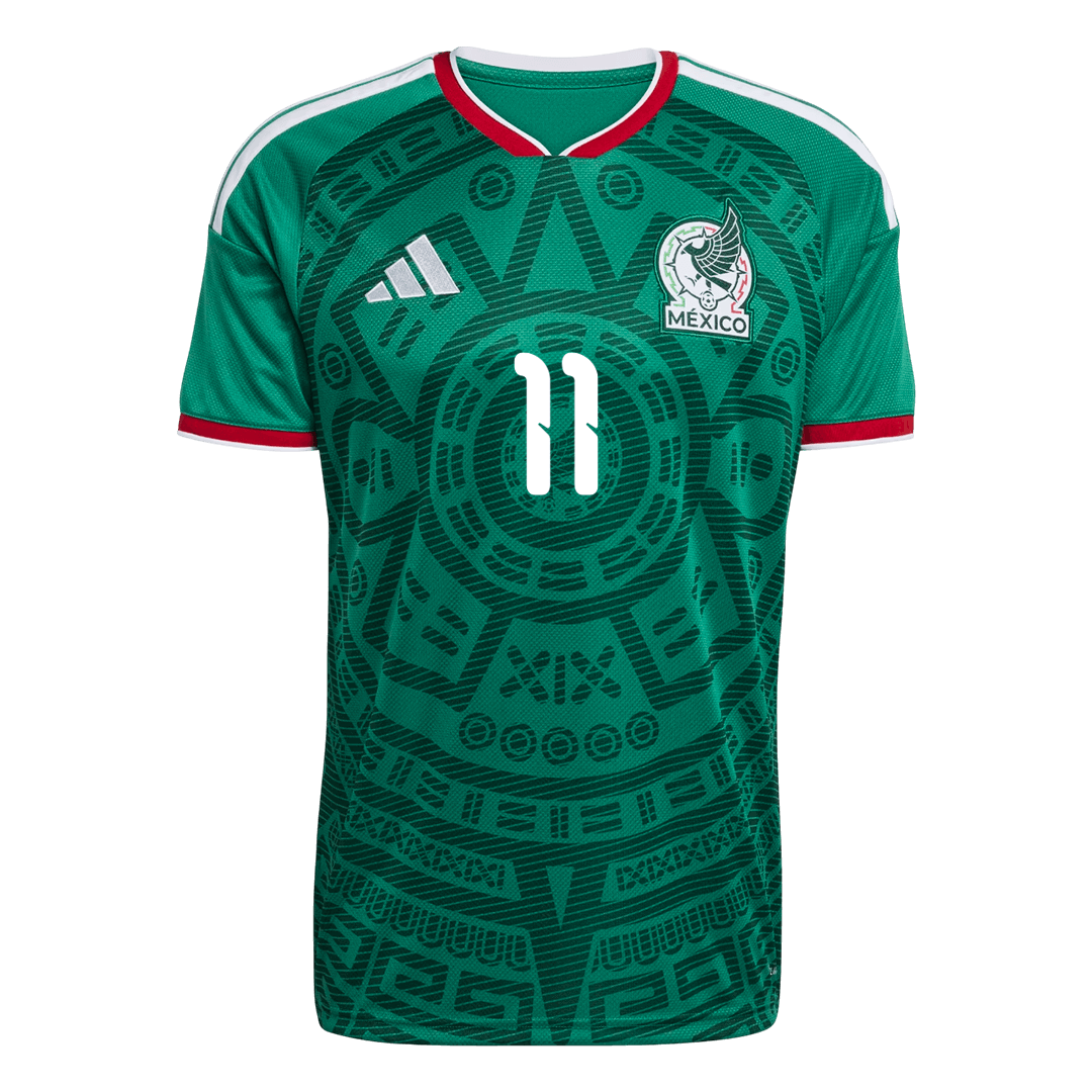 S.GIMENEZ #11 Mexico Home Soccer Jersey World Cup 2026