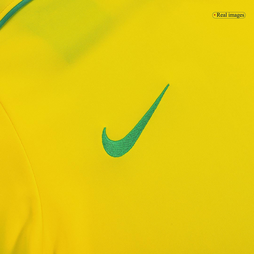 Retro Jersey CAFU #2 Brazil Home Soccer Shirt 1998 -World Cup