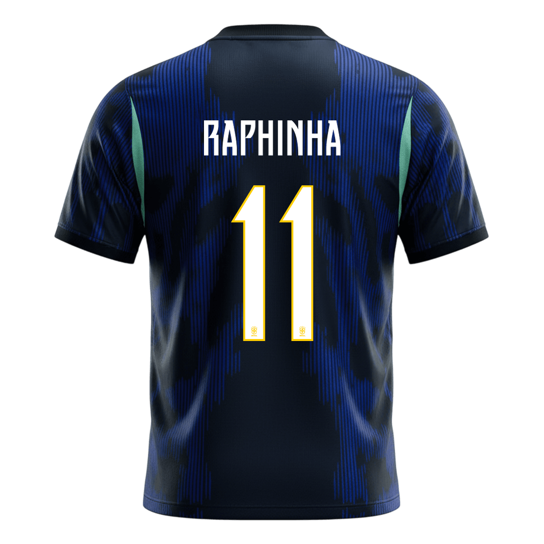 RAPHINHA #11 Brazil Away Soccer Jersey World Cup 2026
