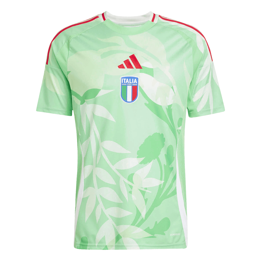 Men's Italy Away Soccer Jersey 2025 Green - Women's Euro