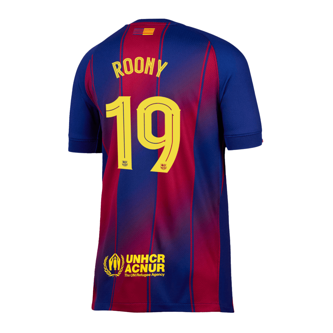 ROONY #19 Barcelona Home Soccer Jersey 2025/26 -UCL