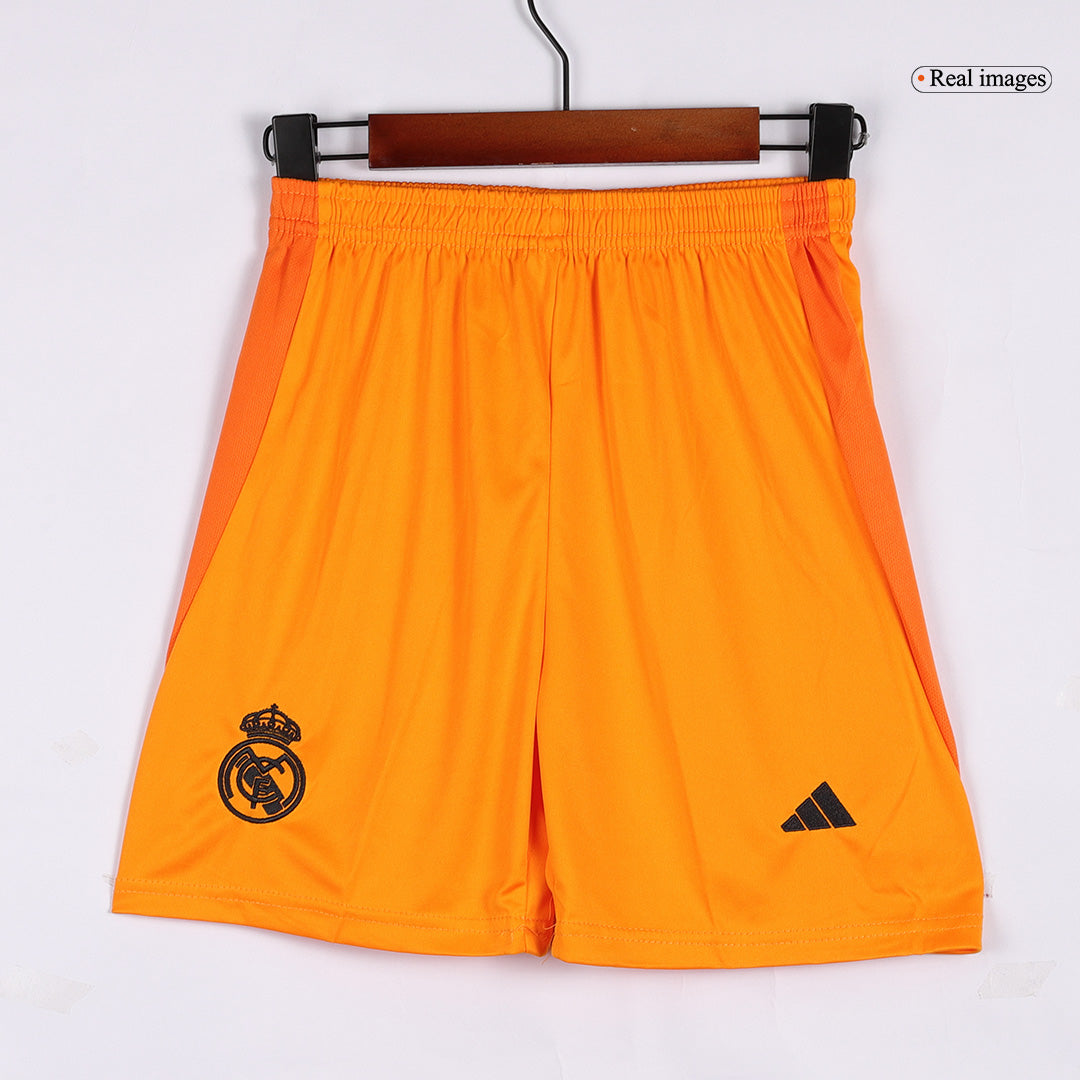 Regalo: Camiseta de fútbol visitante del Real Madrid para niño (camiseta y pantalón corto) 2024/25