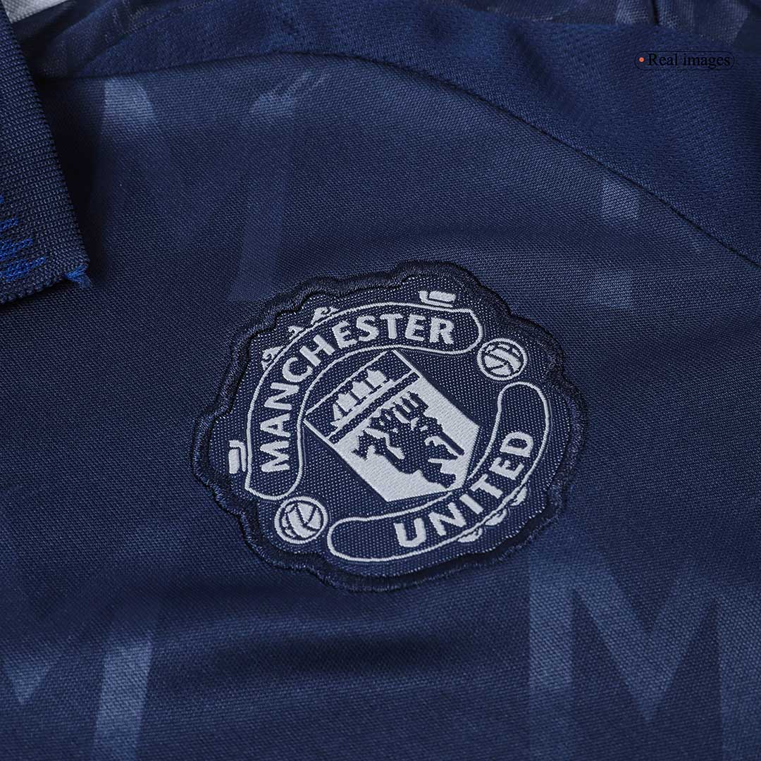 Kid's Manchester United Away Soccer Jersey Kit (Shirt+Shorts) 2024/25