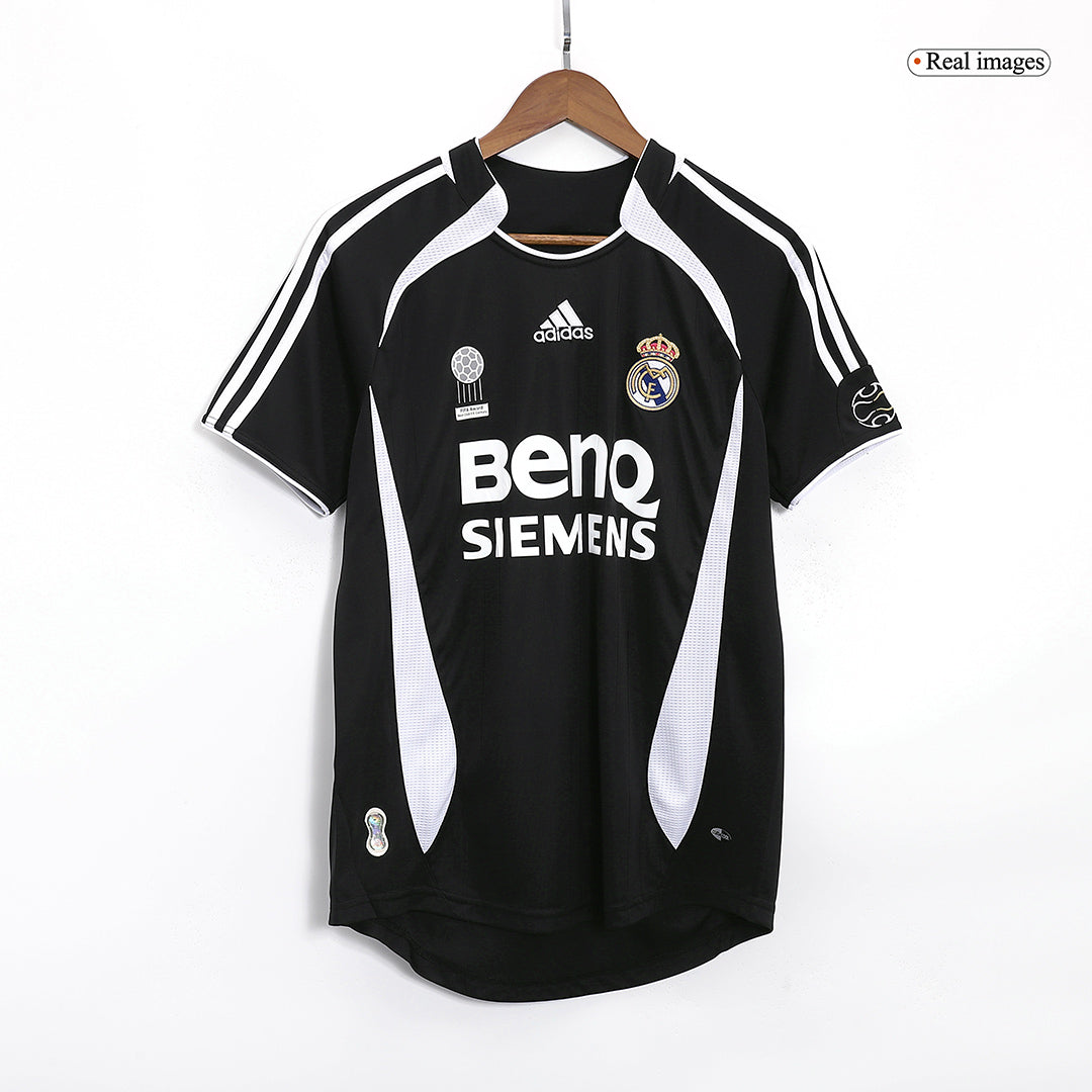 SERGIO RAMOS #4 Retro Jersey Real Madrid Away Soccer Shirt 2006/07