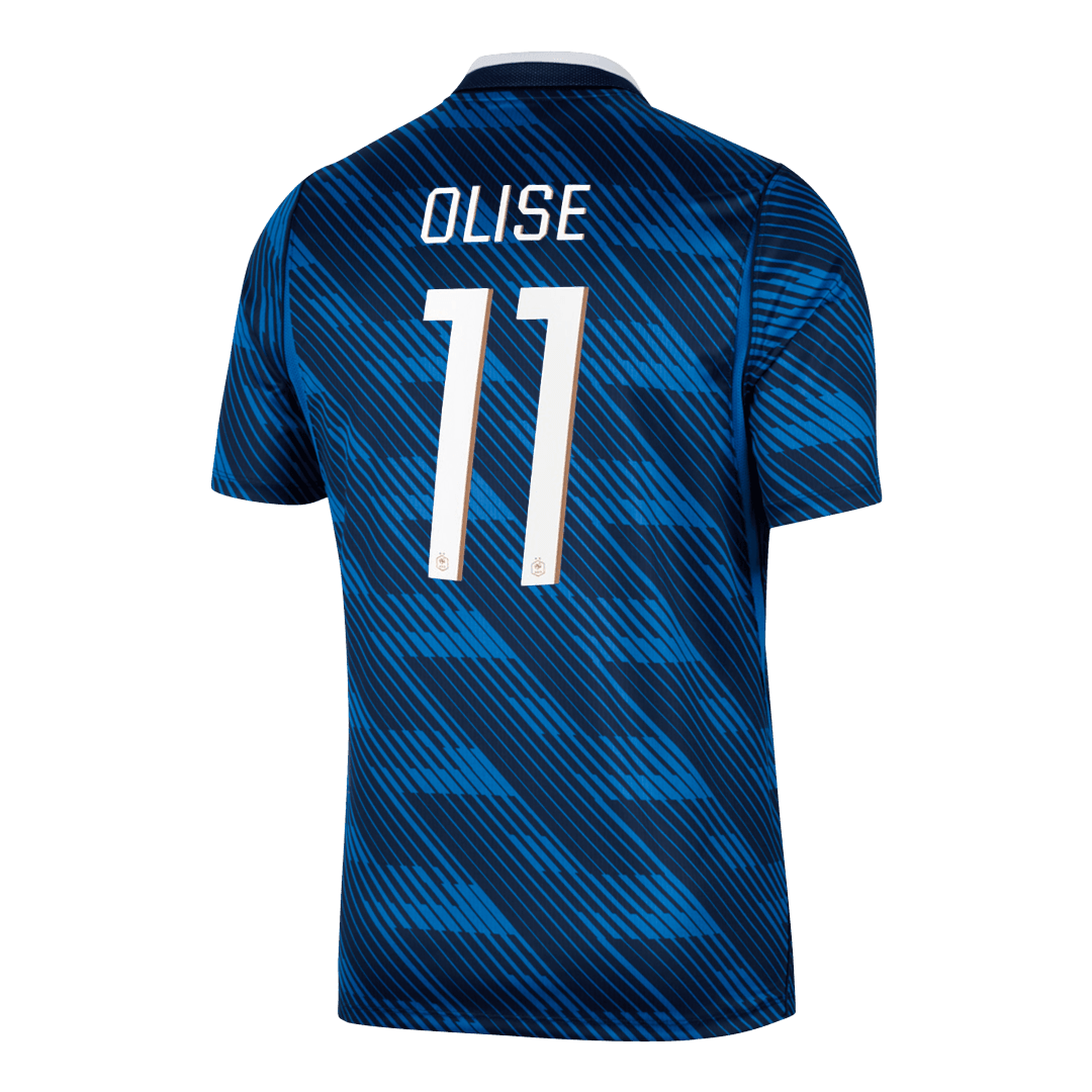 OLISE #11 France Home Soccer Jersey World Cup 2026