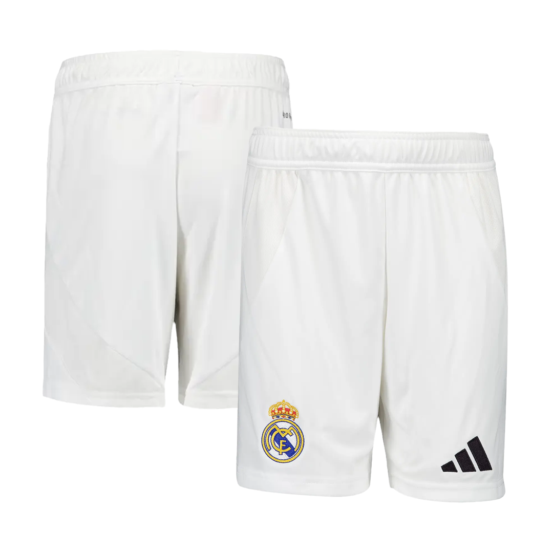 Regalo: Pantalón corto de fútbol local del Real Madrid 2024/25 blanco