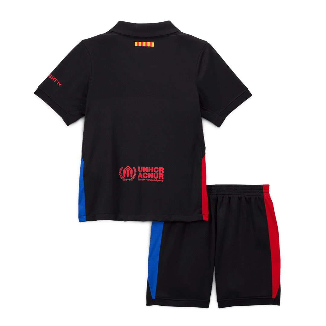 Gift-Kids Barcelona Custom Away Soccer Kits 2024/25 - Spotify Logo Without Text
