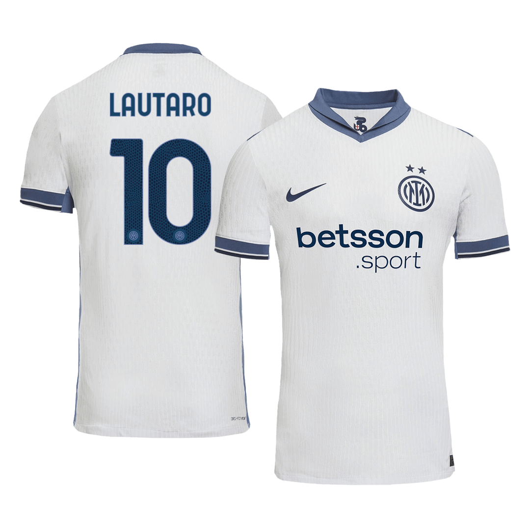 Authentic LAUTARO #10 Inter Milan Away Soccer Jersey 2024/25