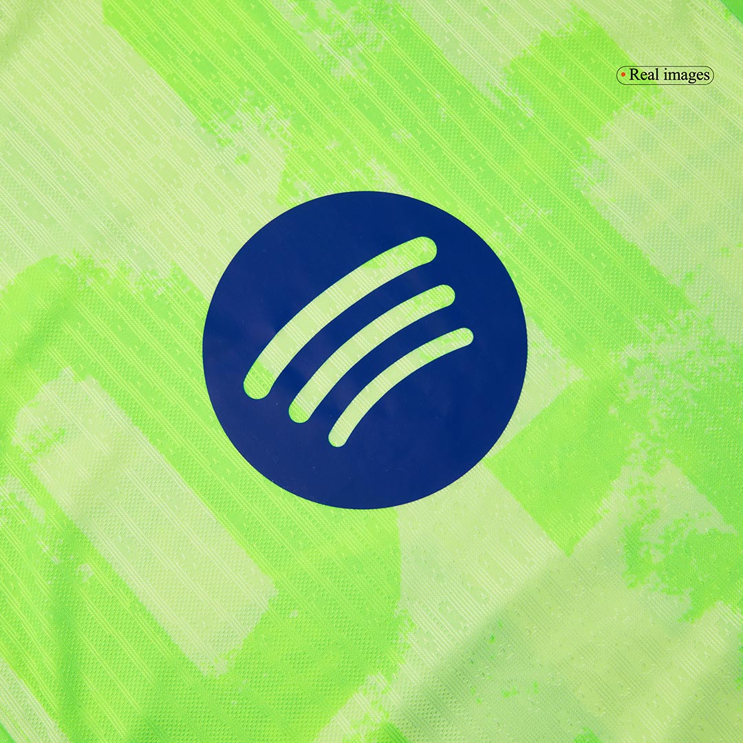 Authentic Barcelona Third Away Soccer Jersey 2024/25 - UCL¡ꡧSpotify Logo Without Text¡ê?