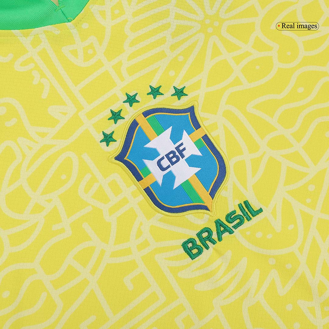 VINIJR. #7 Camiseta de fútbol local de Brasil Copa América 2024