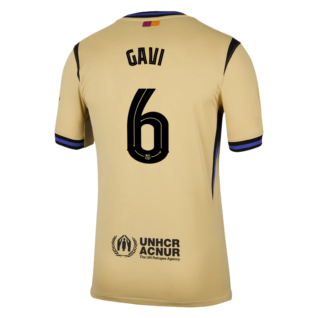 GAVI #6 Barcelona Away Soccer Jersey 2025/26 -UCL