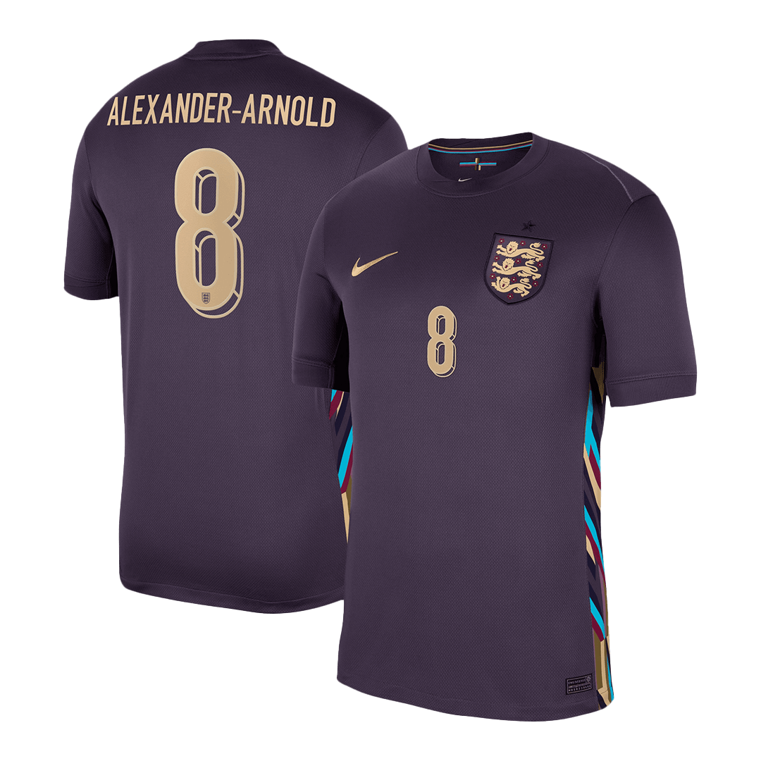 ALEXANDER-ARNOLD #8 England Away Soccer Jersey Euro 2024