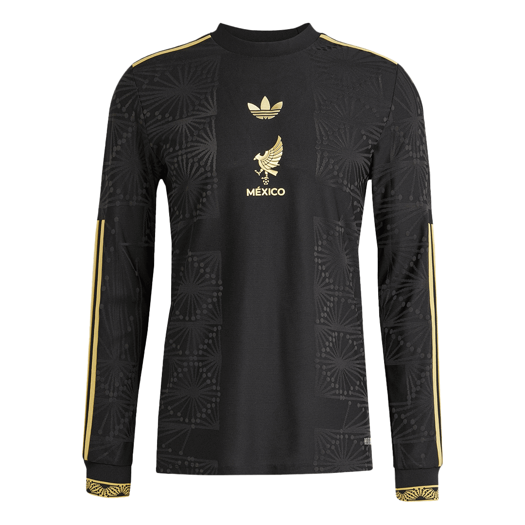 Authentic Mexico Long Sleeve Jersey - Gold Cup Third Away Football Shirt 2025