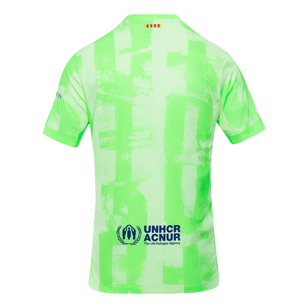 Authentic Barcelona Third Away Soccer Jersey 2024/25 - UCL¡ꡧSpotify Logo Without Text¡ê?
