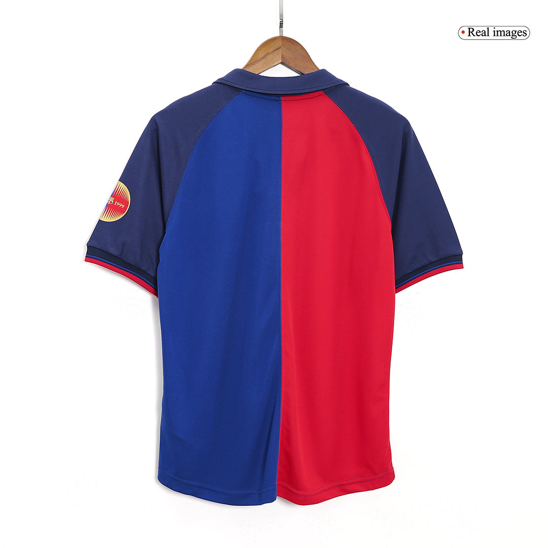 Retro 1999/00 Barcelona Home Soccer Jersey