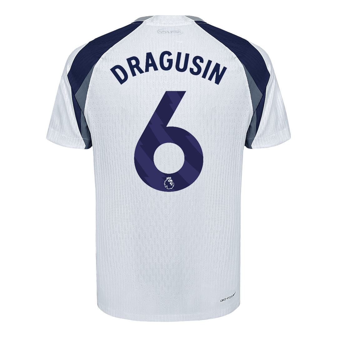 DRAGUSIN #6 Tottenham Hotspur Home Authentic Soccer Jersey 2025/26