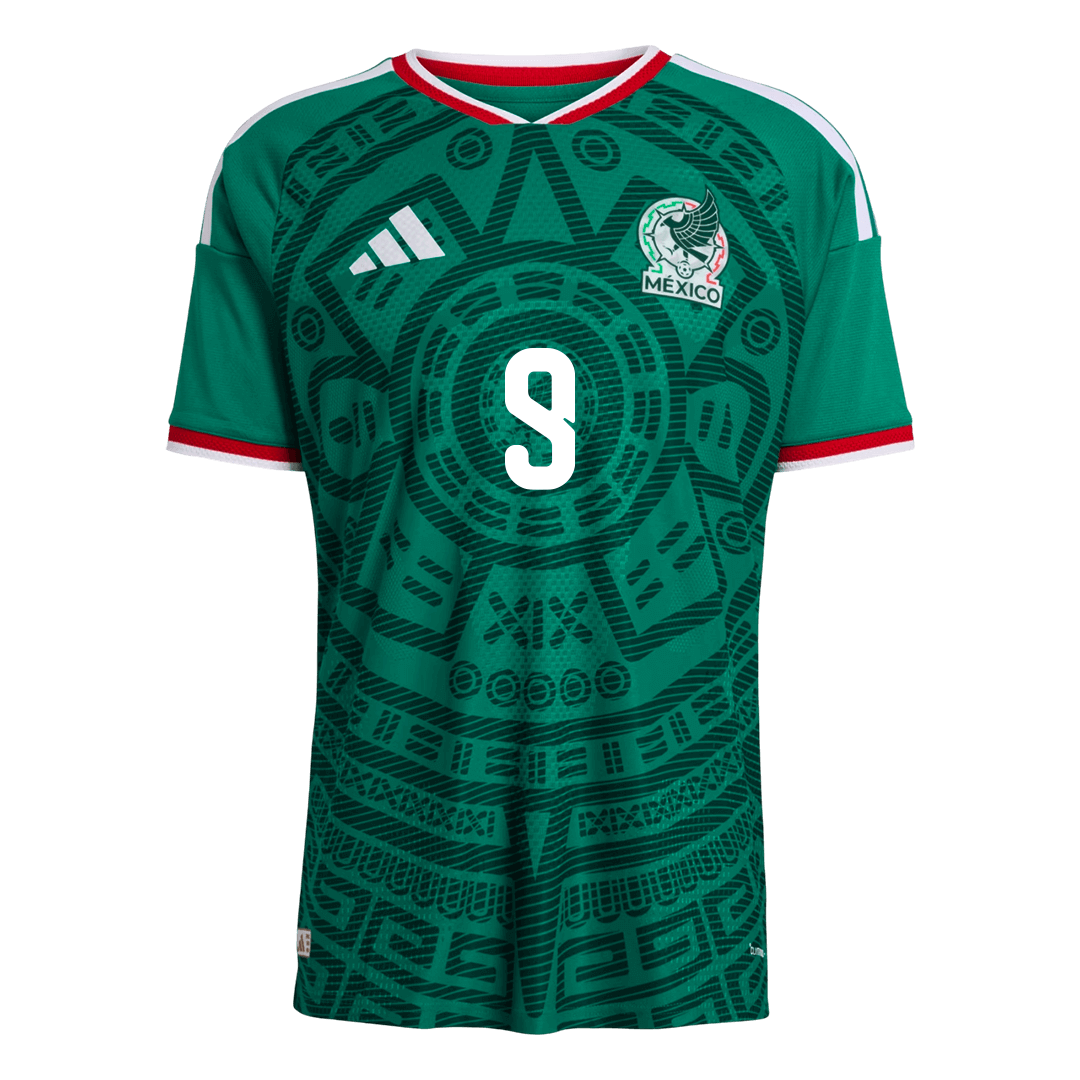 Raúl #9 Mexico Home Player Version Jersey World Cup 2026