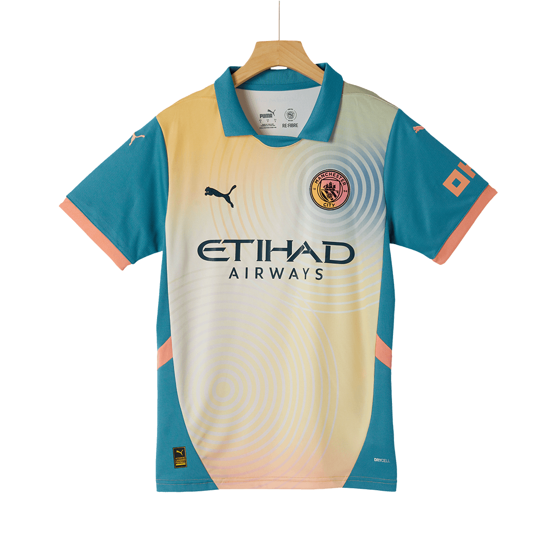 Regalo - Camiseta de fútbol visitante del Manchester City 2024/25 (cuarta equipación) - Definitely City