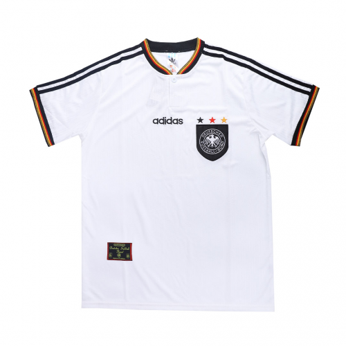 Retro Soccer Jersey Germany Home Euro Cup 1996
