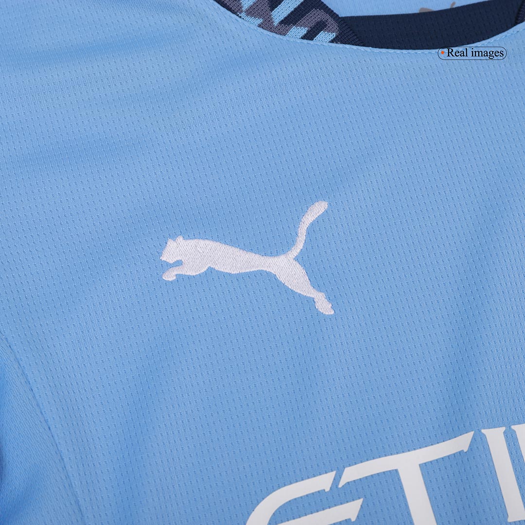 Gift-Women's Manchester City Home Soccer Jersey Shirt 2024/25
