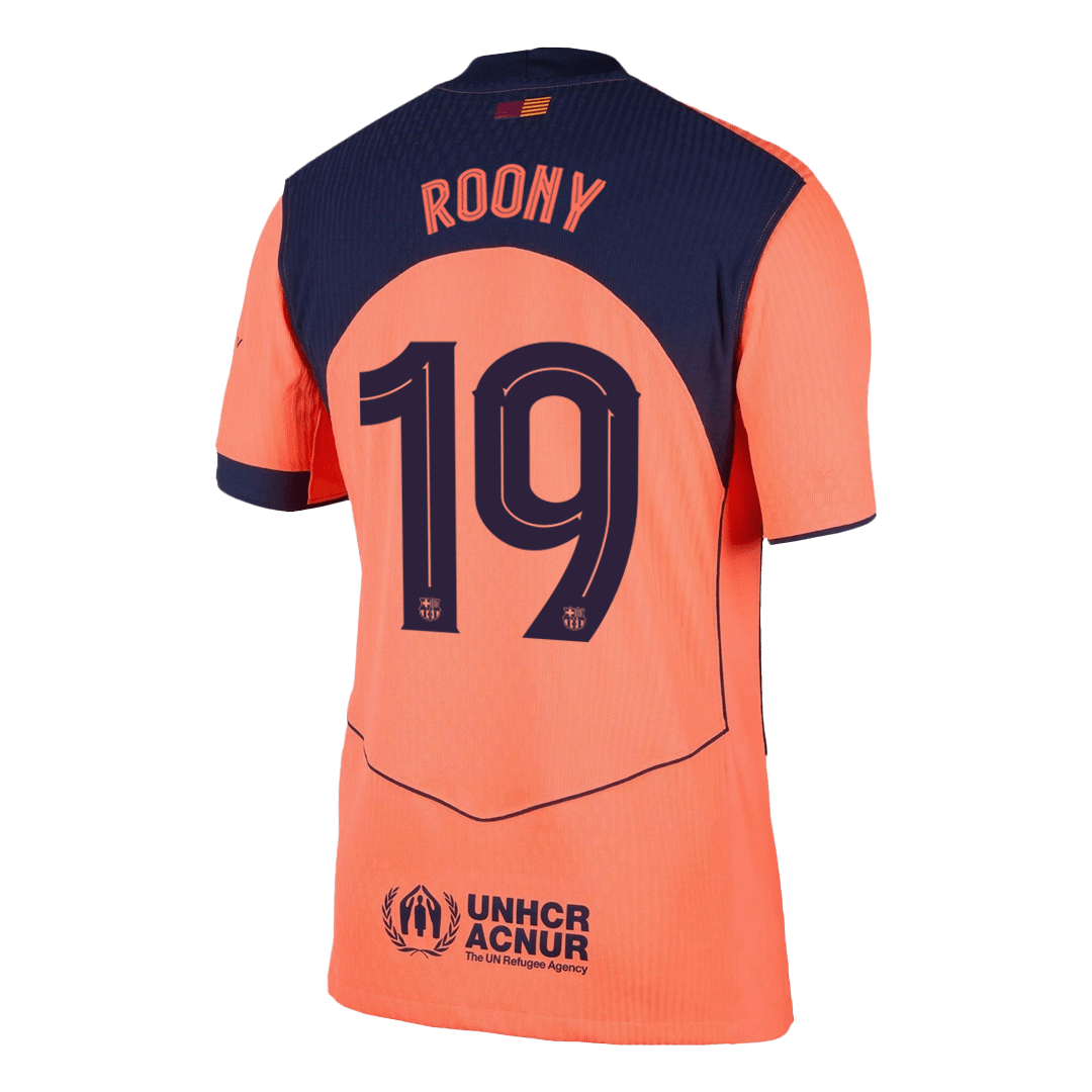 ROONY #19 Barcelona Third Away Authentic Soccer Jersey 2025/26 - UCL