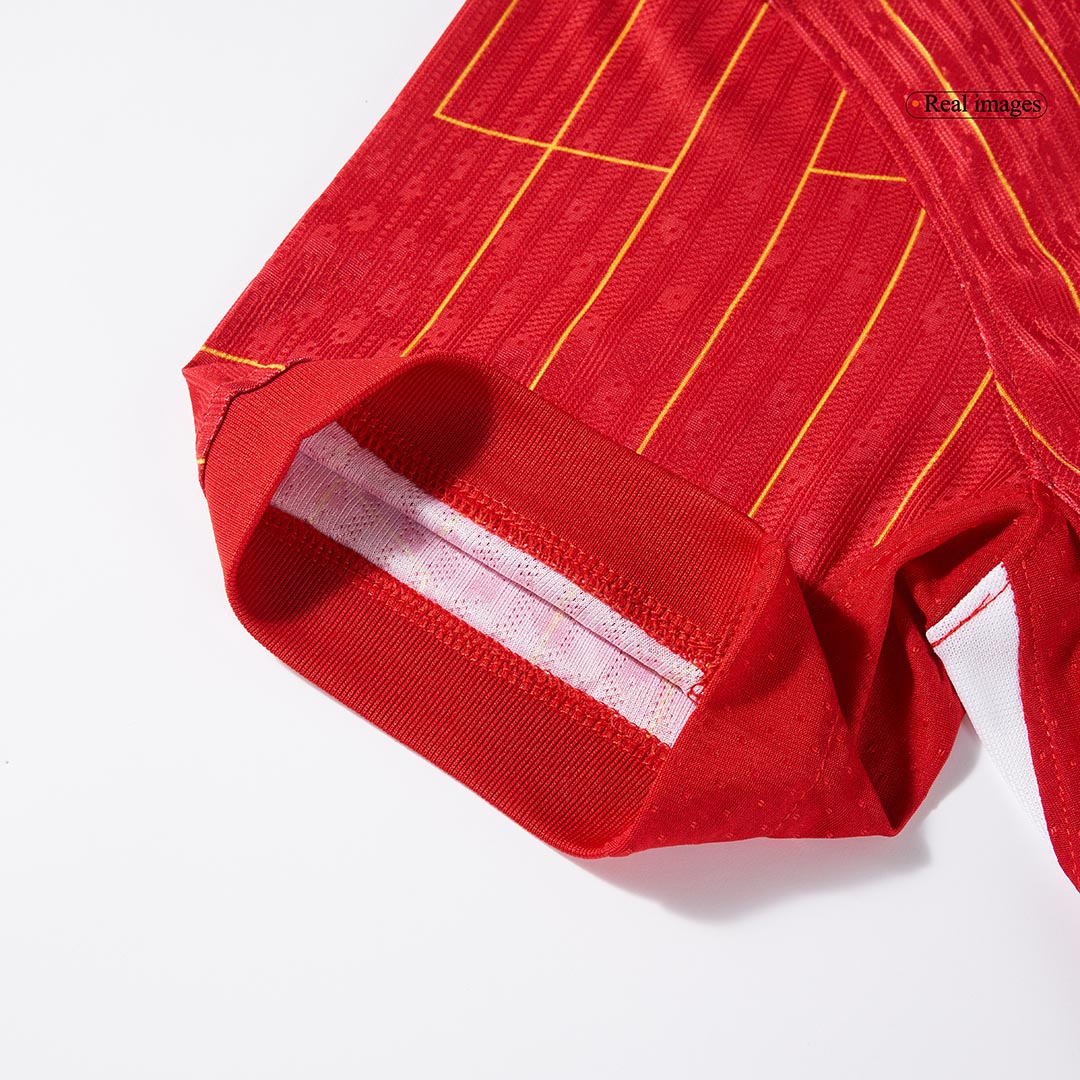 Authentisches CHAMPIONS #20 Liverpool Heim-Fußballtrikot 2024/25 Rot