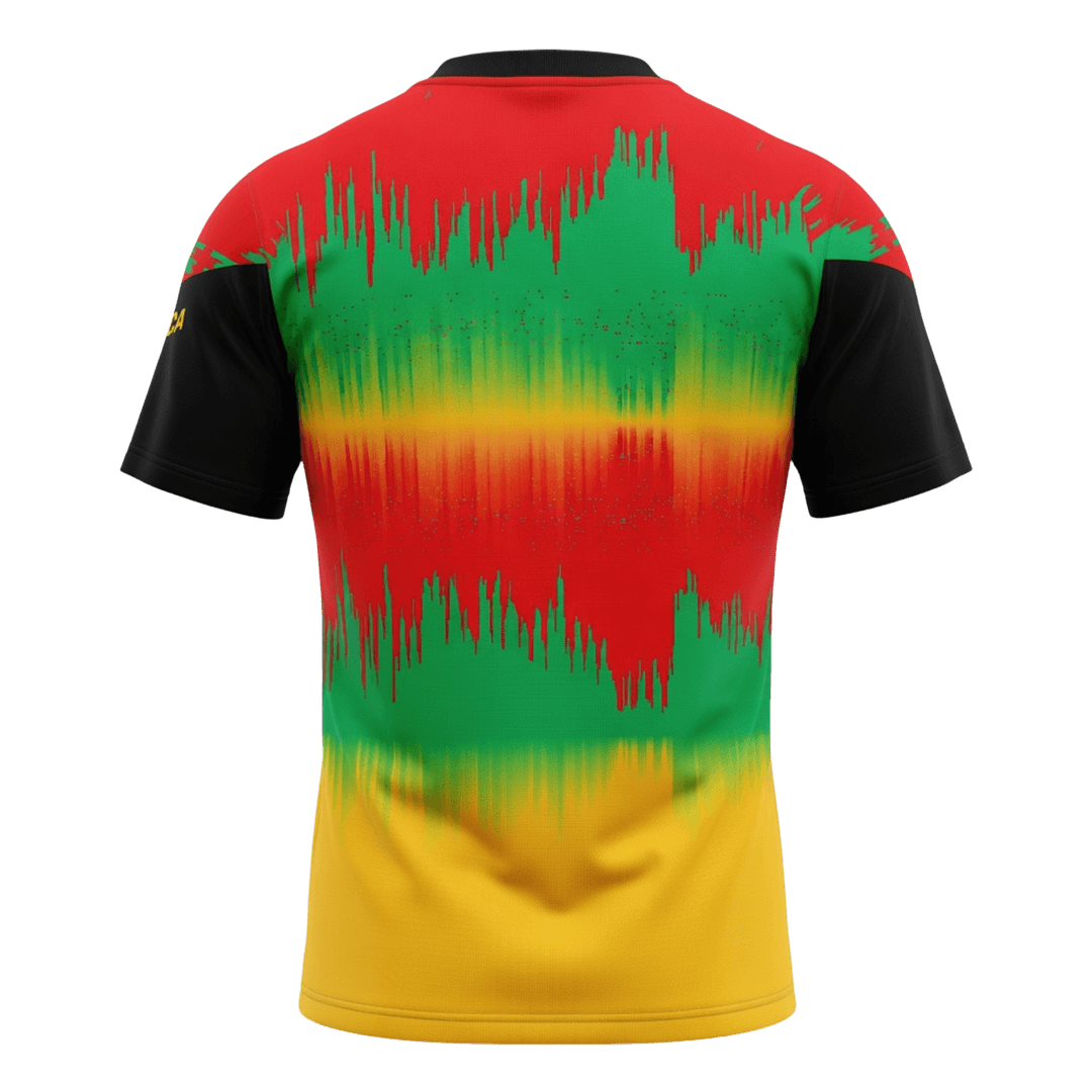 Jamaica Pre-Match Soccer Jersey World Cup 2026 Colorful