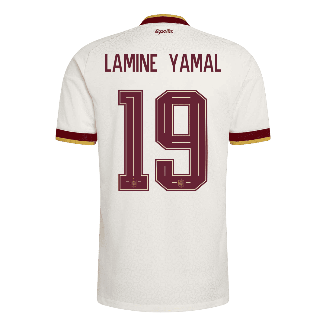 LAMINE YAMAL #19 Spain Away Player Version Jersey World Cup 2026 - Champion