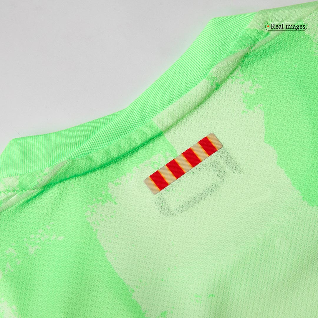 Barcelona Jersey Custom LEWANDOWSKI #9 Soccer Jersey Third Away 2024/25 - UCL Spotify Logo Without Text