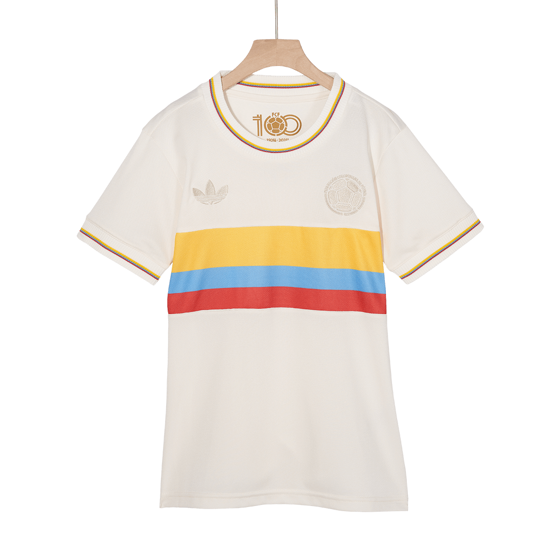 Colombia Soccer Jersey Women's Custom Shirt 2024 100th Anniversary