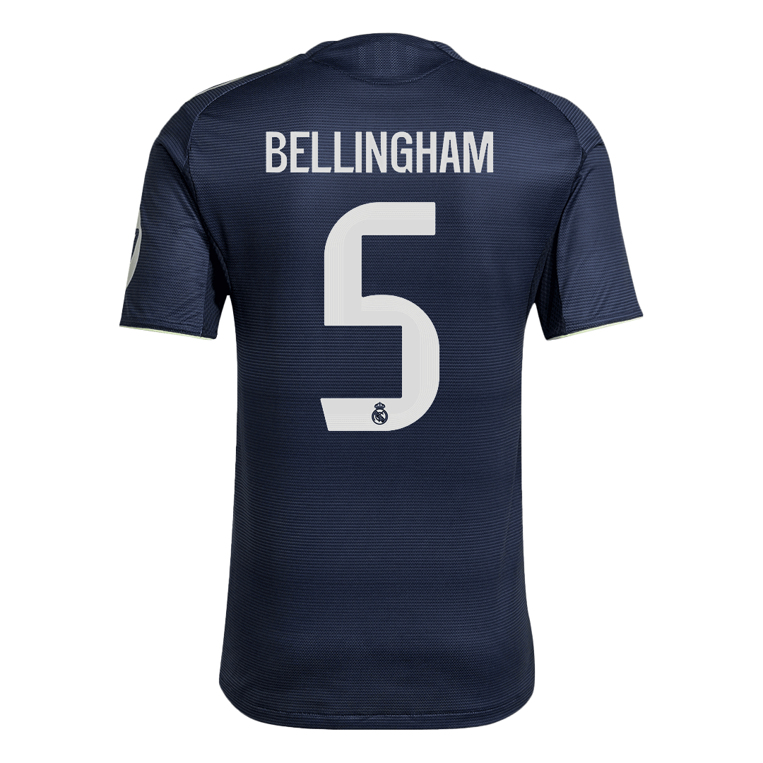 BELLINGHAM #5 Real Madrid Away Authentic Soccer Jersey 2025/26