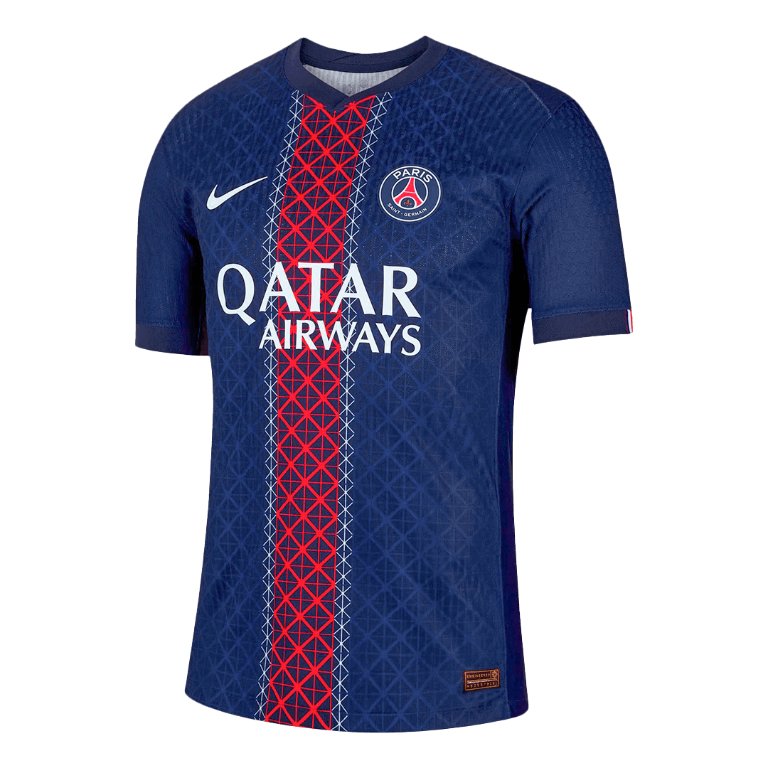 D.DOUÉ #14 PSG Home Authentic Soccer Jersey 2025/26